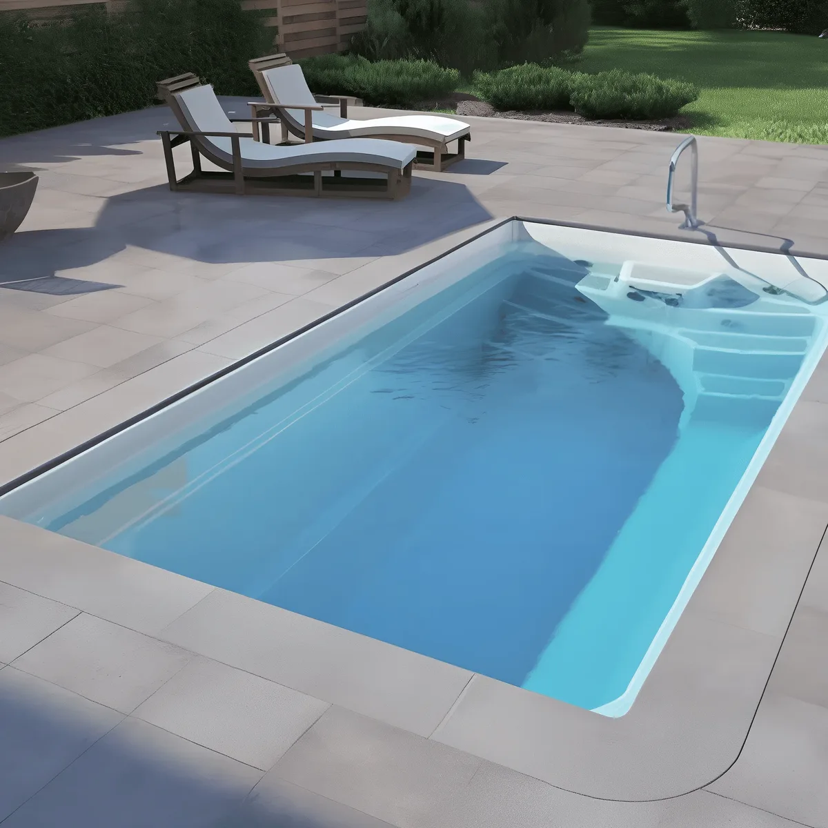 Композитный бассейн Laguna 5 — вид сверху в Петрозаводске