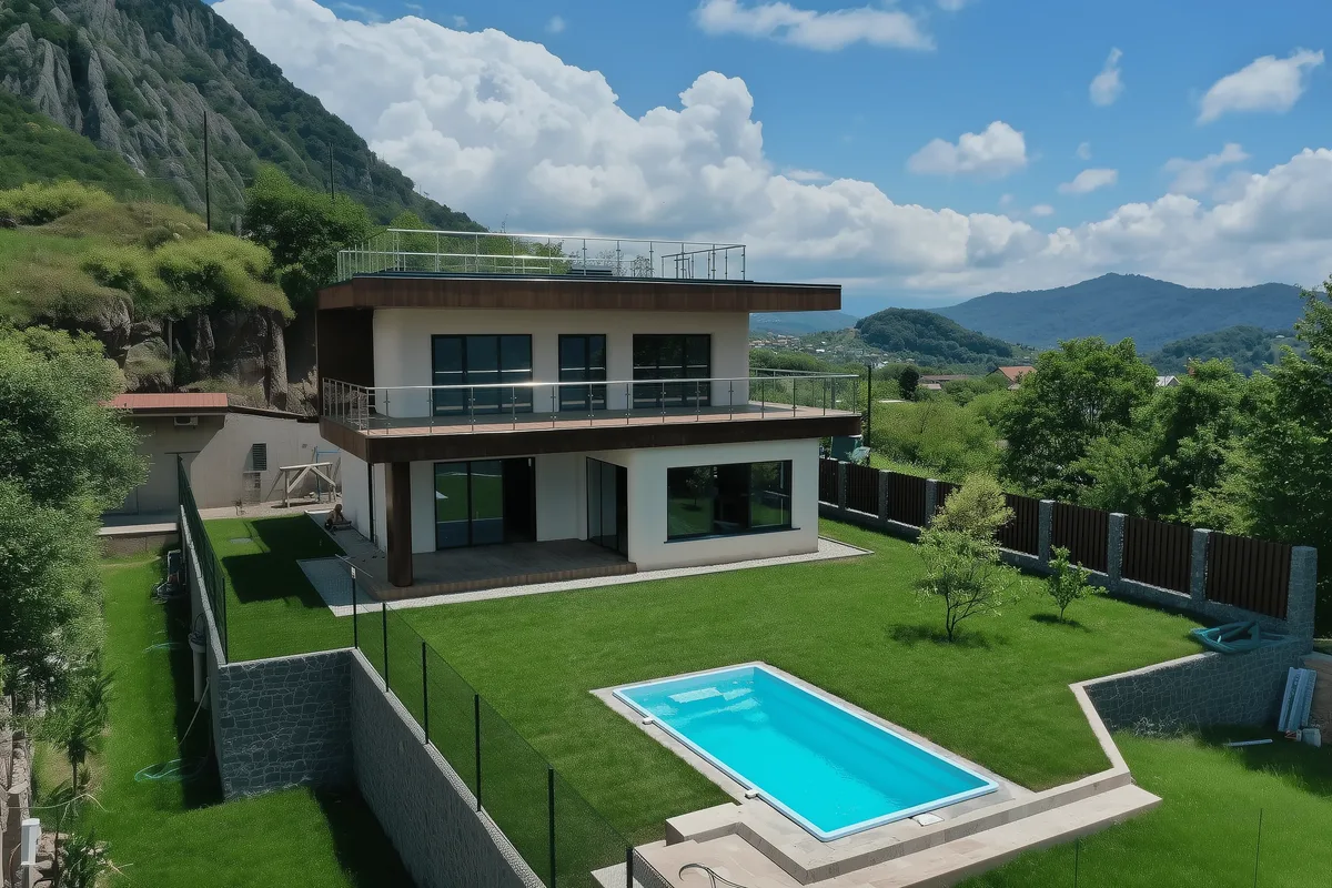 Композитный бассейн Laguna 6 — визуализация в Петрозаводске