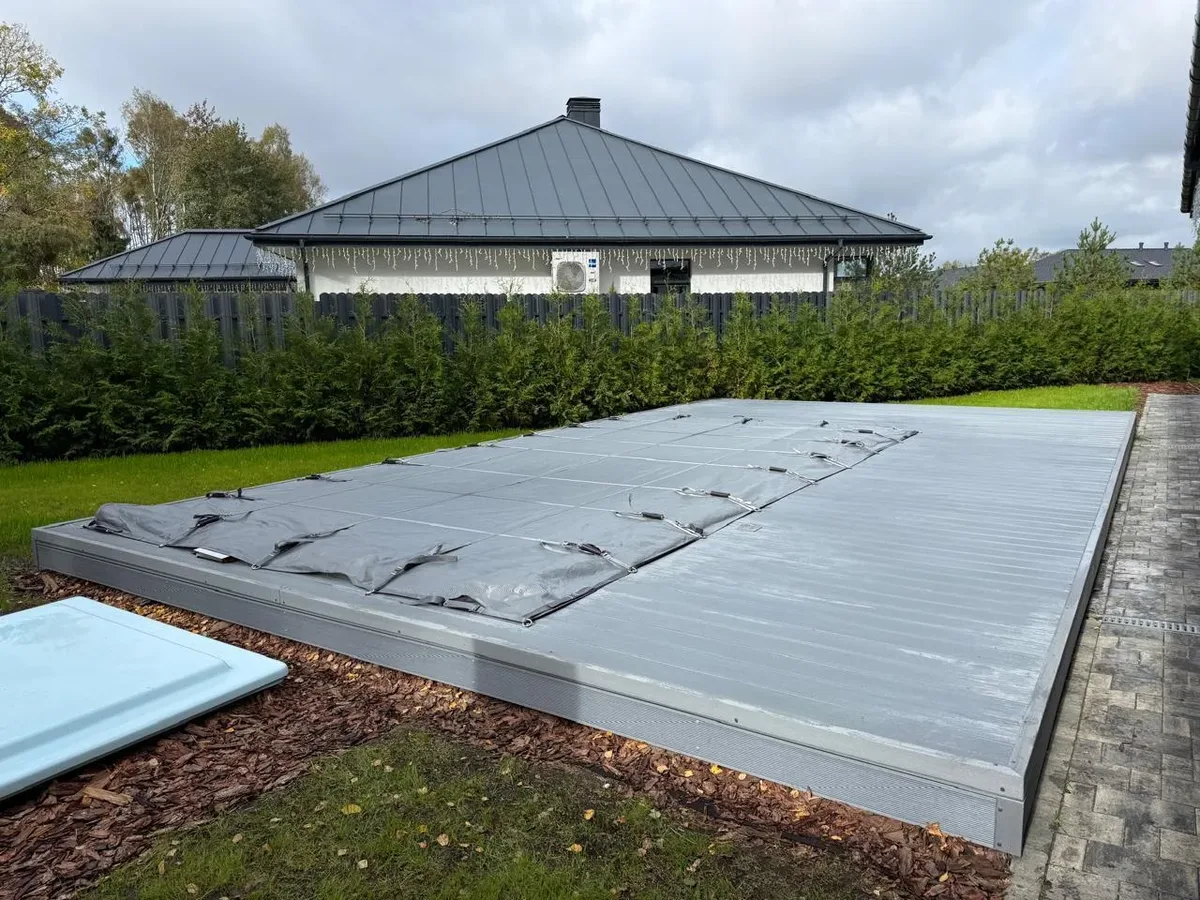 Покрывало Laguna Cover Mesh — установка в Петрозаводске